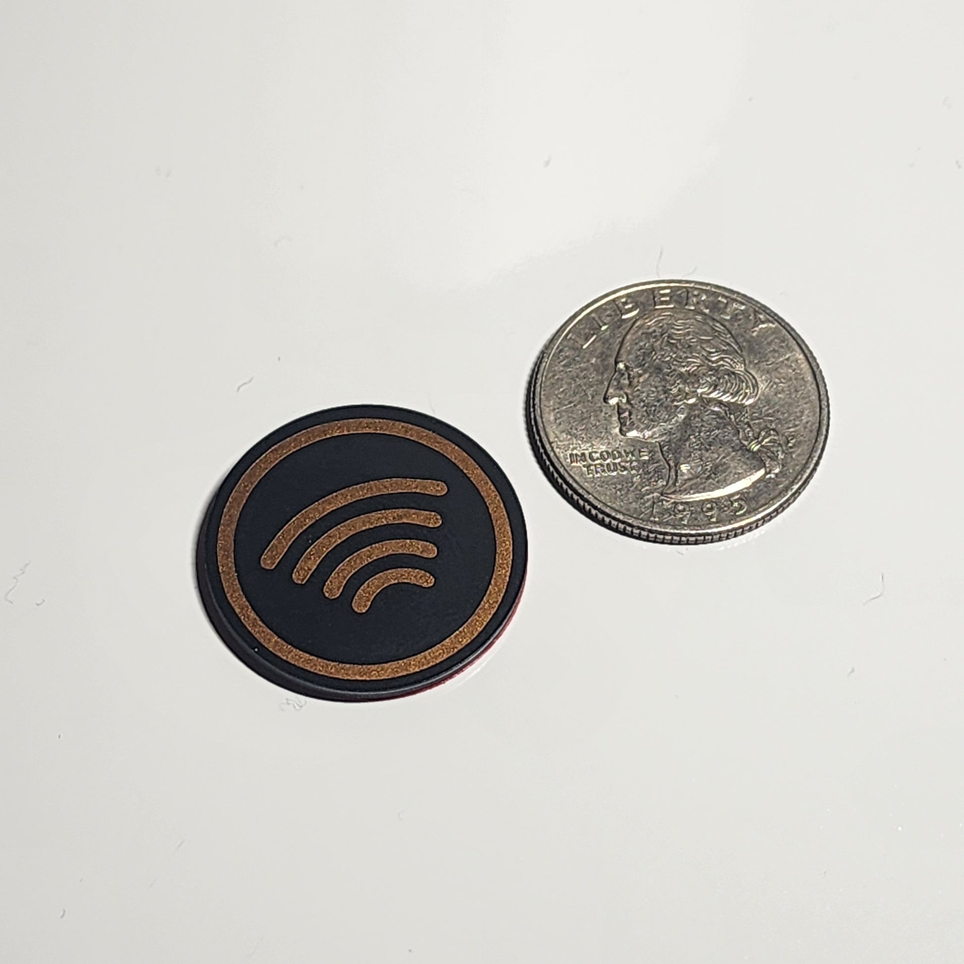 nfc size with vinyl overlay